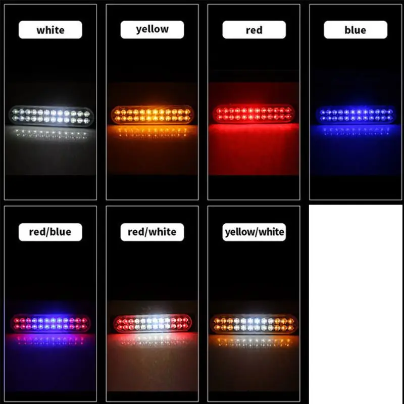 

24LED Side Marker Fender-Lights Indicators Clearance Lamp for Trailer Truck RV Lorry Boat Bus UTV Waterproof 12V 24V