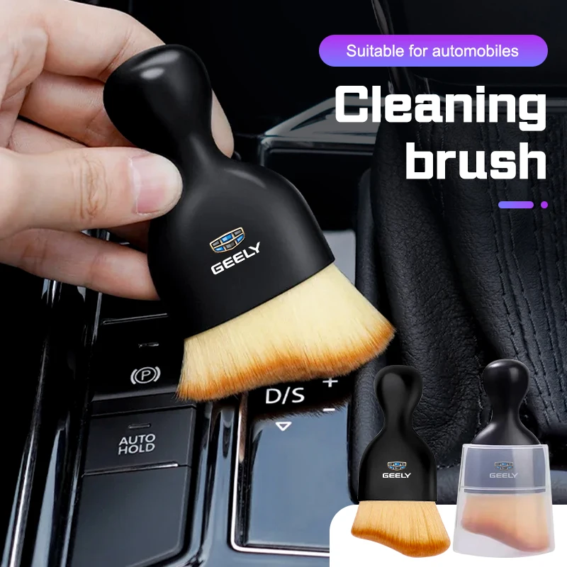 

Car Air Outlet Cleaning Soft Brush For Geely Tugella Coolray Atlas Monjaro Geometry C GC9 GX3 EC7 CK X7 Interior Cleaning Brush