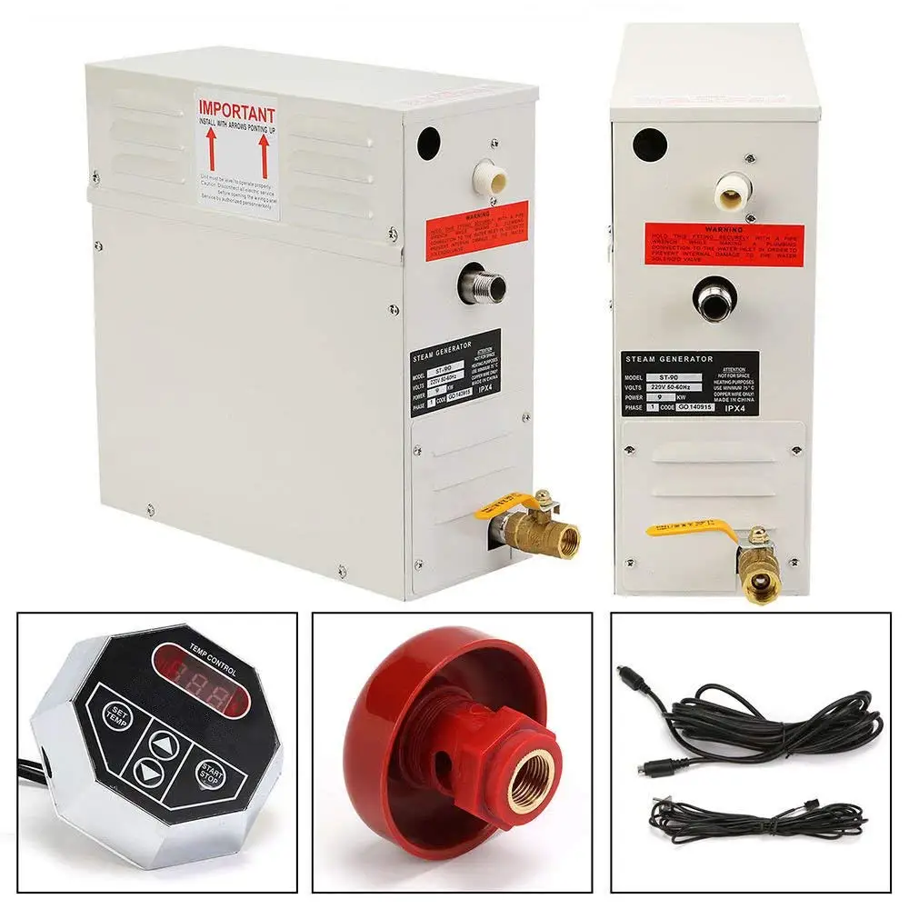 Palicy generator uap 220V untuk mandi, generator uap pribadi Harga mandi Shower