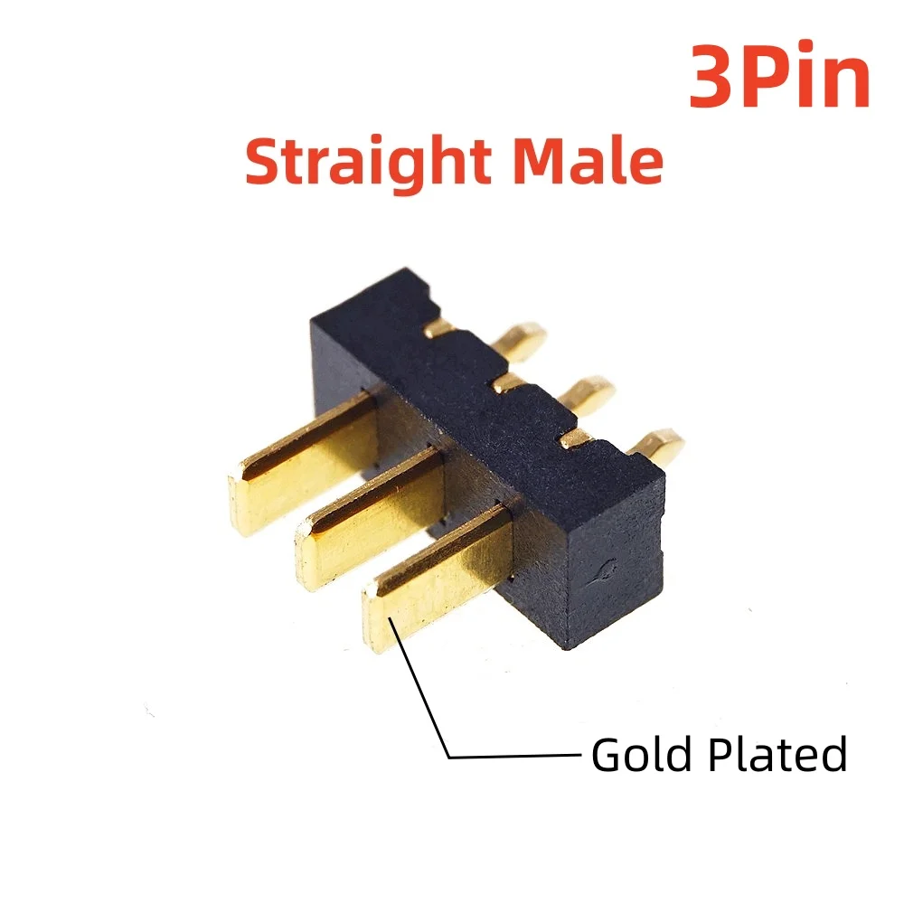 20Pcs Blade Male Battery Connector 2.5 MM Pitch 2 3 4 5 6 7 8 9 10 11 Position Right Angle Through Holes Straight PCB Header