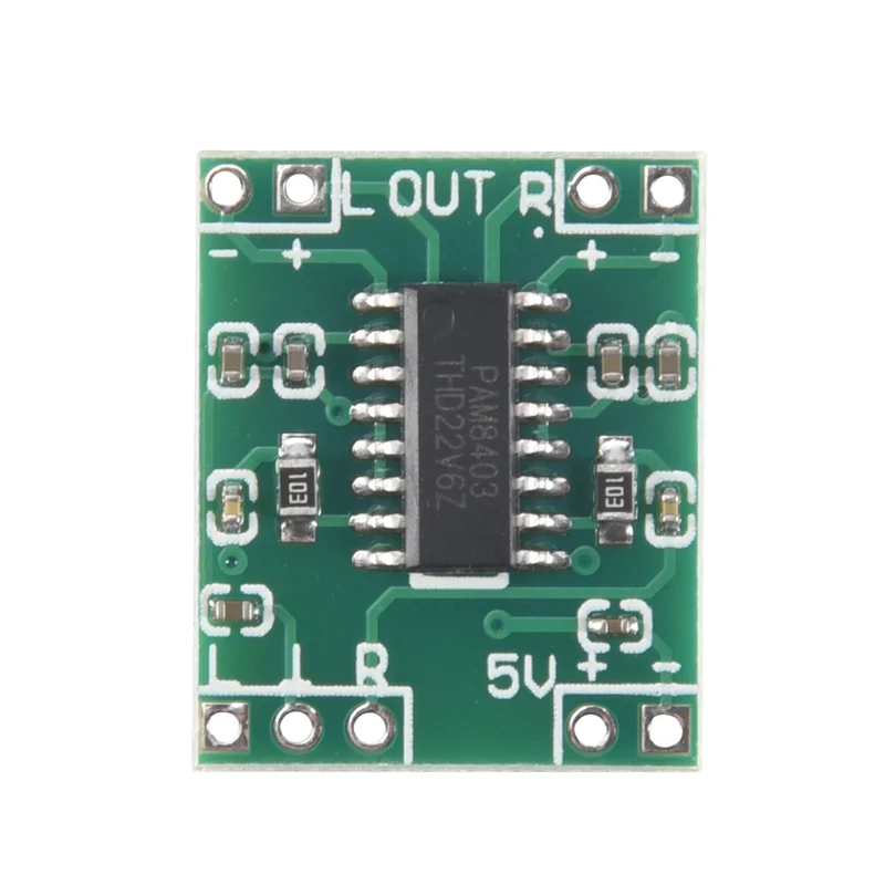 Optimal 5 Pcs Digital Power Amplifier Board,2X3W Type D PAM8403 Audio Module DC 5V Digital Audio Amplifier Board Module