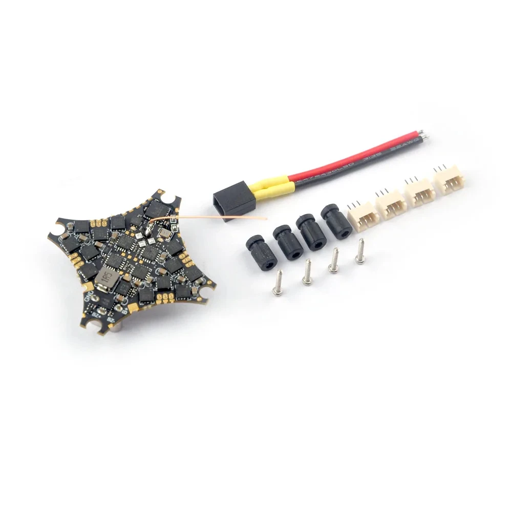 HappyModel SuperX HD ELRS 1-2S AIO Flight Controlelr Built-in 12A ESC UART ELRS V3 RX for Mobula6 HDZero Moblite7 Walksnail