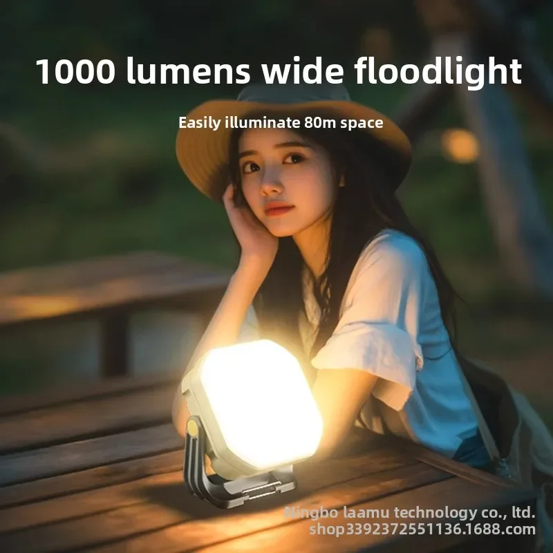 LEM ضوء التخييم في الهواء الطلق عمر البطارية الطويل خيمة المعسكر انقطاع التيار الكهربائي في حالات الطوارئ ضوء شحن احتياطية للمنزل