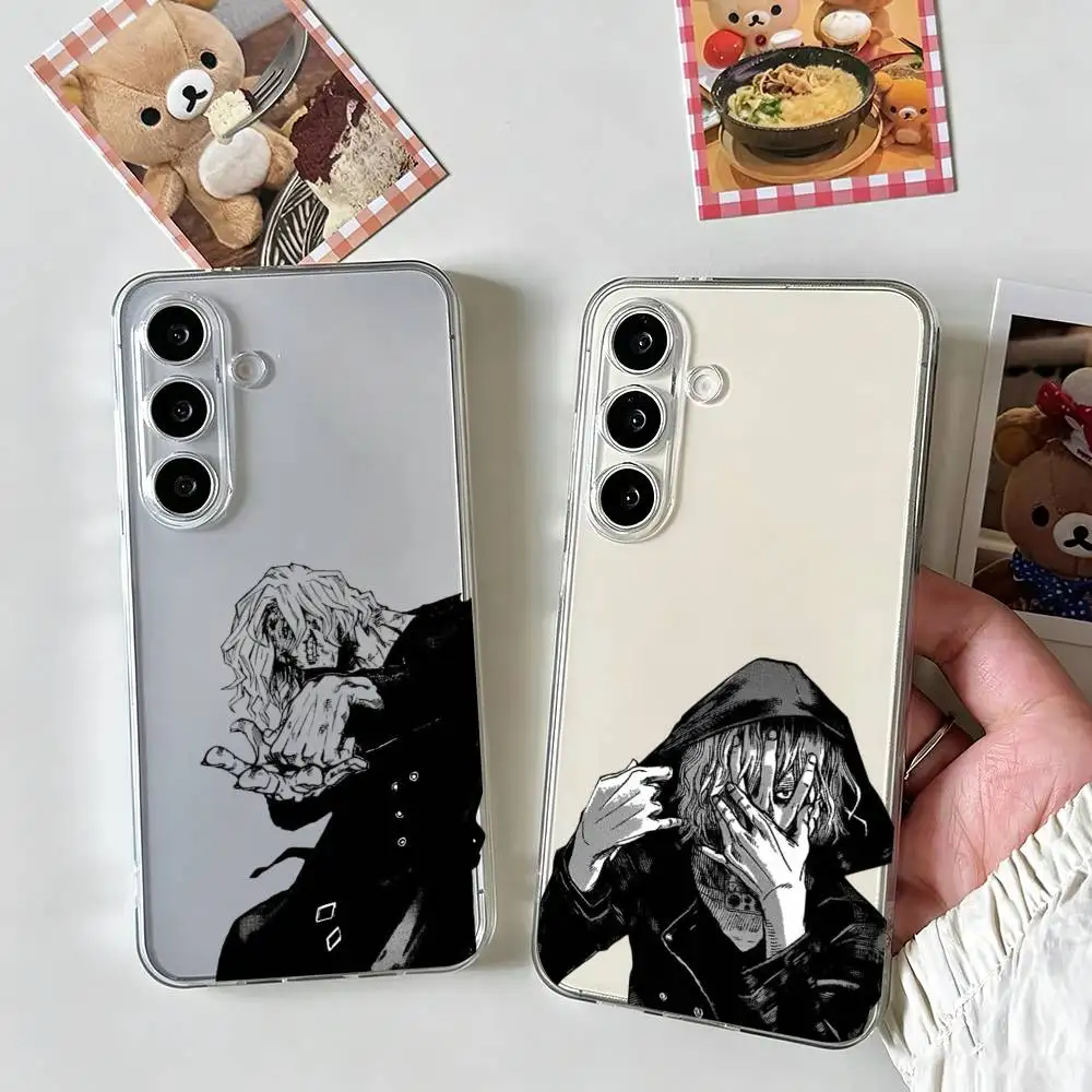 Funda de teléfono MHA Shigaraki Tomura para SamsungA10,12,20,21S,30,31,40,50,51,52,70,71, funda transparente