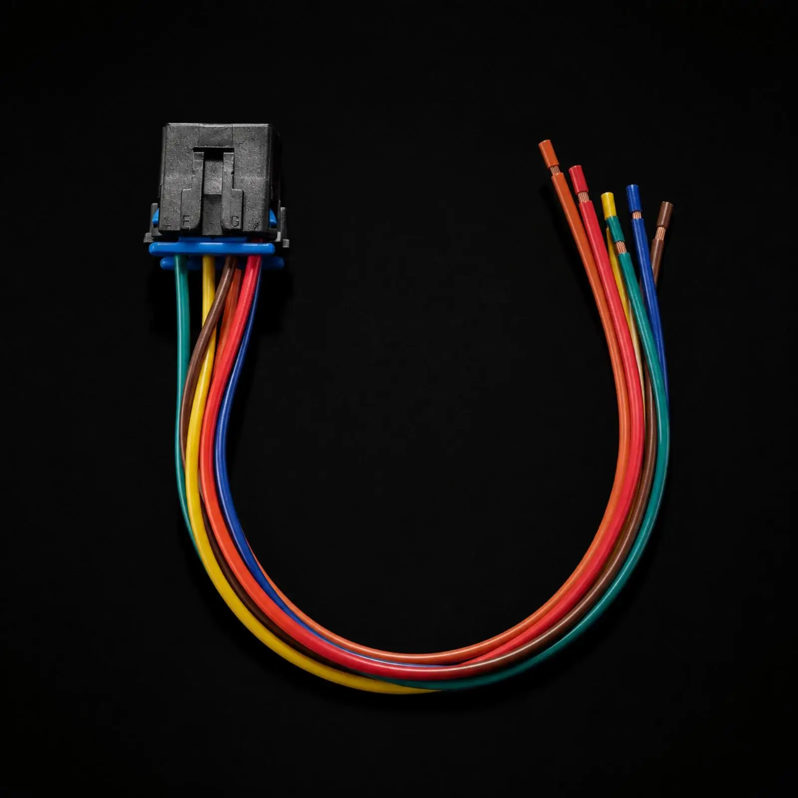 Air Conditioning Fan Blower Wire Assembly Ready to Splice Climate Blower Fan Speed-Control Wiring Harness Color-Coded Locking