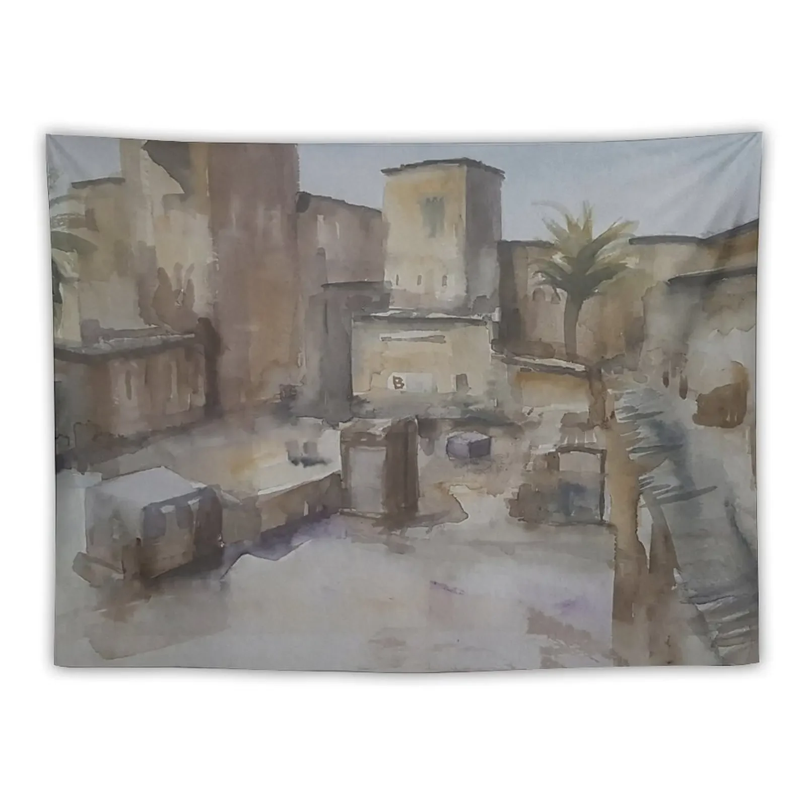 

Dust 2, B site', CS:GO artwork, poster, print, design Tapestry Decorations For Room Tapestry