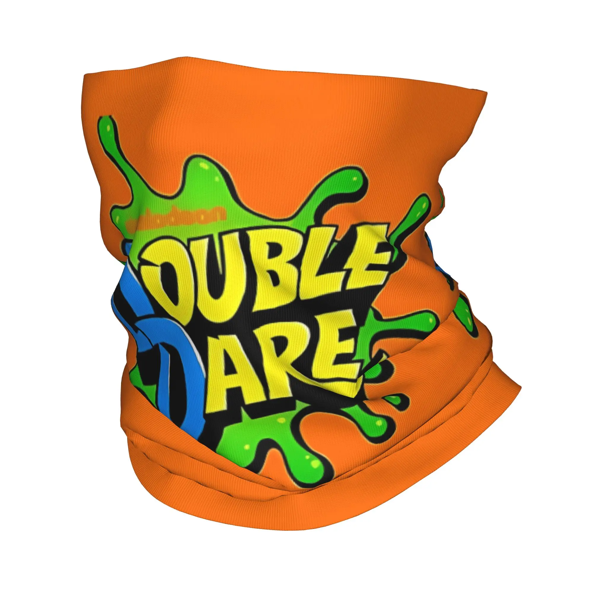 

orange Bandana Gaiter Club Double Dare Face Scarf Cycling Riding Unisex All Season Neckerchief