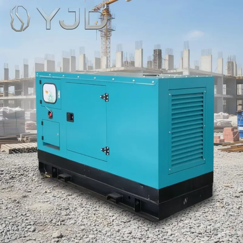 100kw Silent Portable Diesel Generator Rainproof with 24V DC Electric Start AC Single Phase Noise Reduction Type