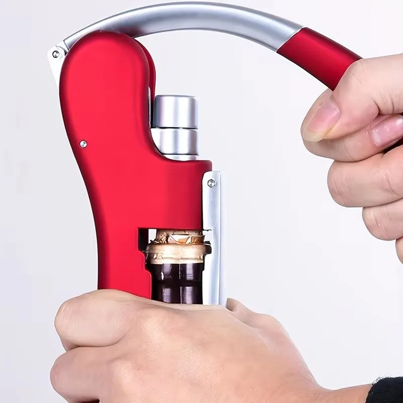 Sturdy Wine Bottle Opener with Corkscrew - Perfect for Bar and Home Use, Easy Operation for Bartenders and Servers