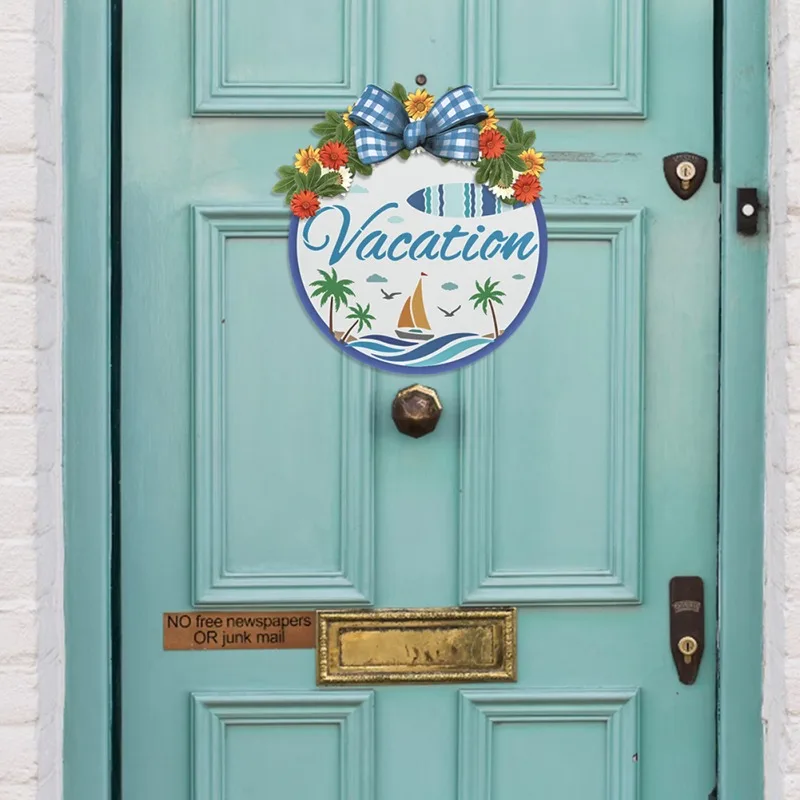 استنسل نصف دائري للرسم على الخشب ، نصف دائري ، تركيبة مجانية ، فواكه صيفية ، ترحيب على المحيط ، 12 في ، 12 في