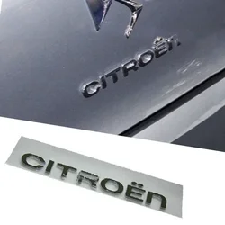 Alloy Car Rear Trunk Letter Emblem Sticker for Citroen Logo DS5 DS 5LS DS6 French Modified Badge Decal Styling Auto Decoration