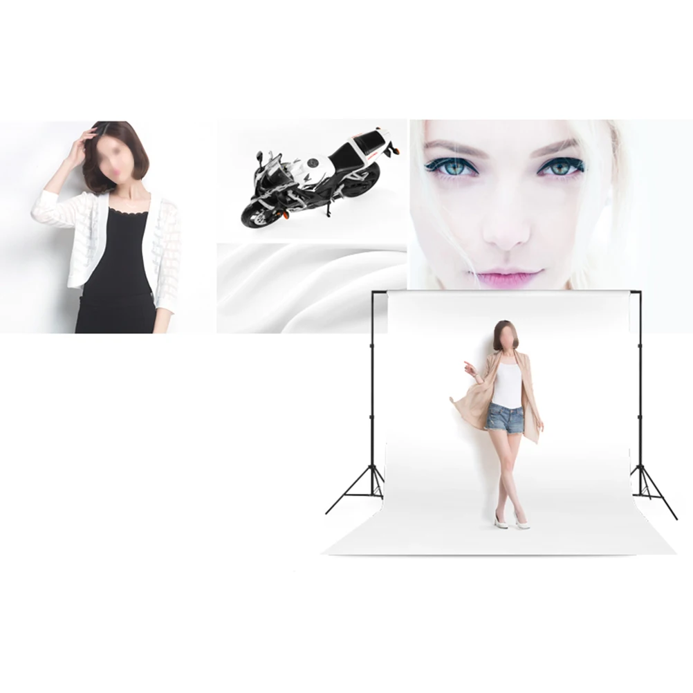 

1Pcs Solid Color Photo Backdrop Cloth Durable Portable for Home Photography 1x1.6m Photography Background Cloth