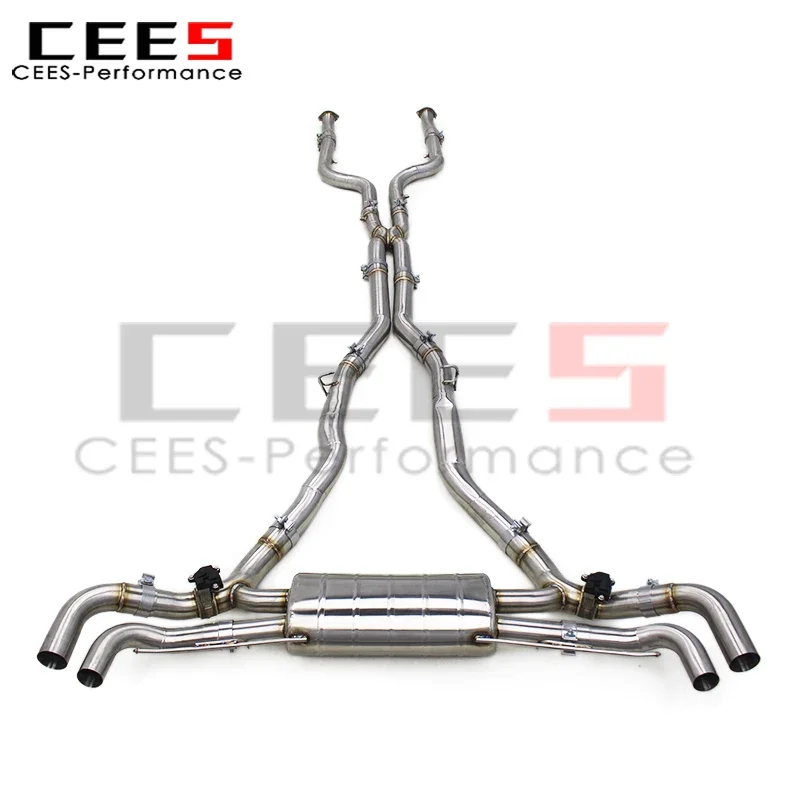 

Выхлопная труба CEES Valvetronic глушитель для BMW X7 M60i 4.4TT 2023-2024 выхлопная система из нержавеющей стали Catback с дистанционным управлением