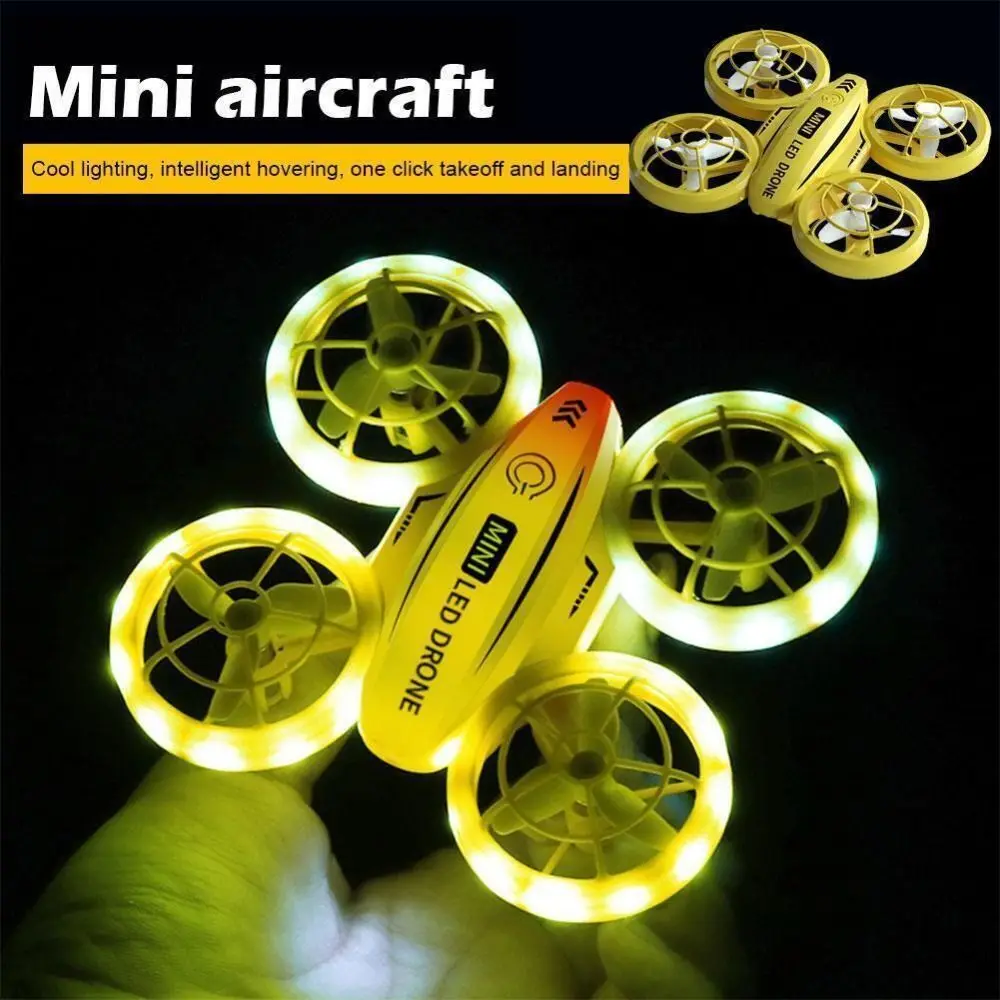 

with LED Lights Mini Remote Control Quadcopter Resistant to Falling Remote Control Stunt Kids Remote Control Mini Drone