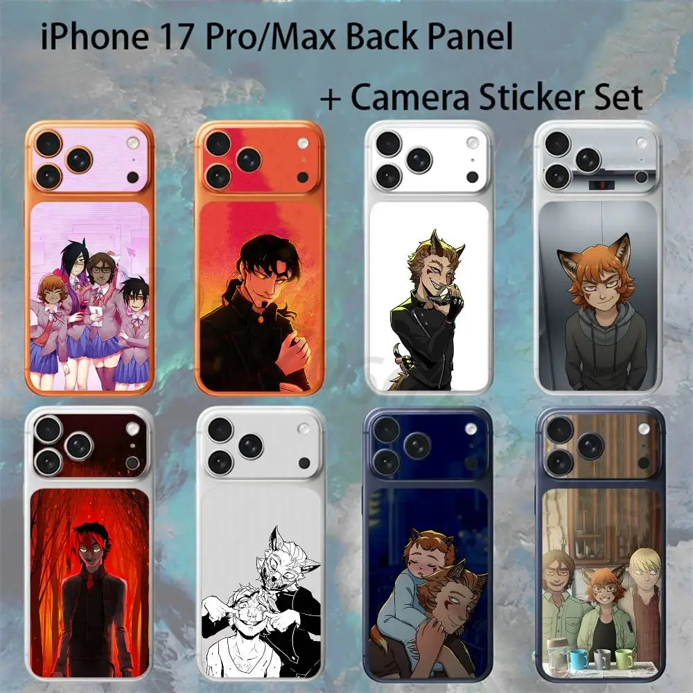 

B-Boyfriend to Death For iPhone 17 pro Max/ pro Full Cover Decal Skin Wrap Colorful Rear Protective Sticker Film