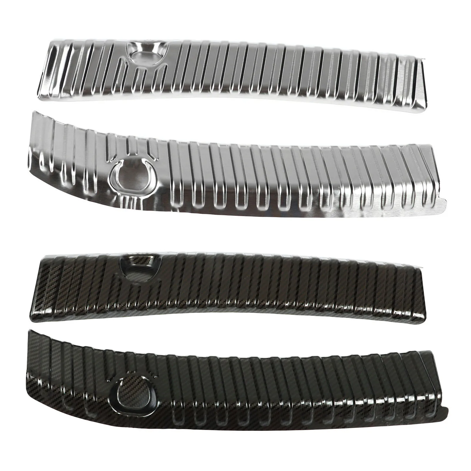 

2Pcs Rear Bumper Guard Split Design Stainless Steel Trunk Sill Protector Replacement for Tesla Model Y 2021‑2023 new