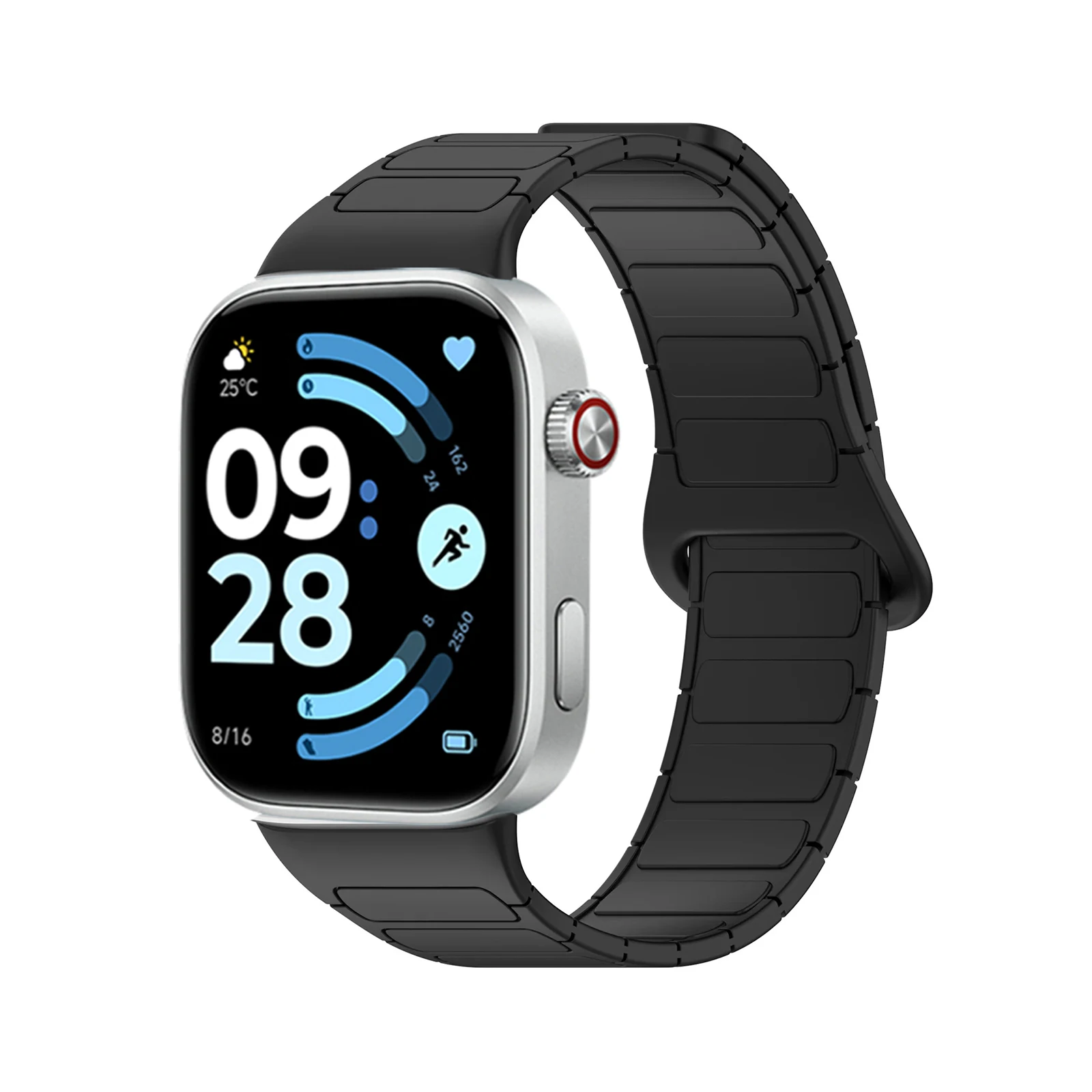 Magnetic Loop Strap for Redmi Watch 6 5 4 Smart Watch Sport Strap Wristband for Xiaomi Mi Band 10-9 Pro Silicone Strap Bracelet