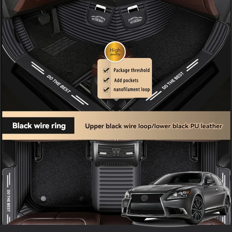 

7D Custom Double layer Car Floor Mats 100% For Great Wall M4 Hover H3 Hover H6 Hover H6 Coupe X200 Car Accessories CarpetCovers