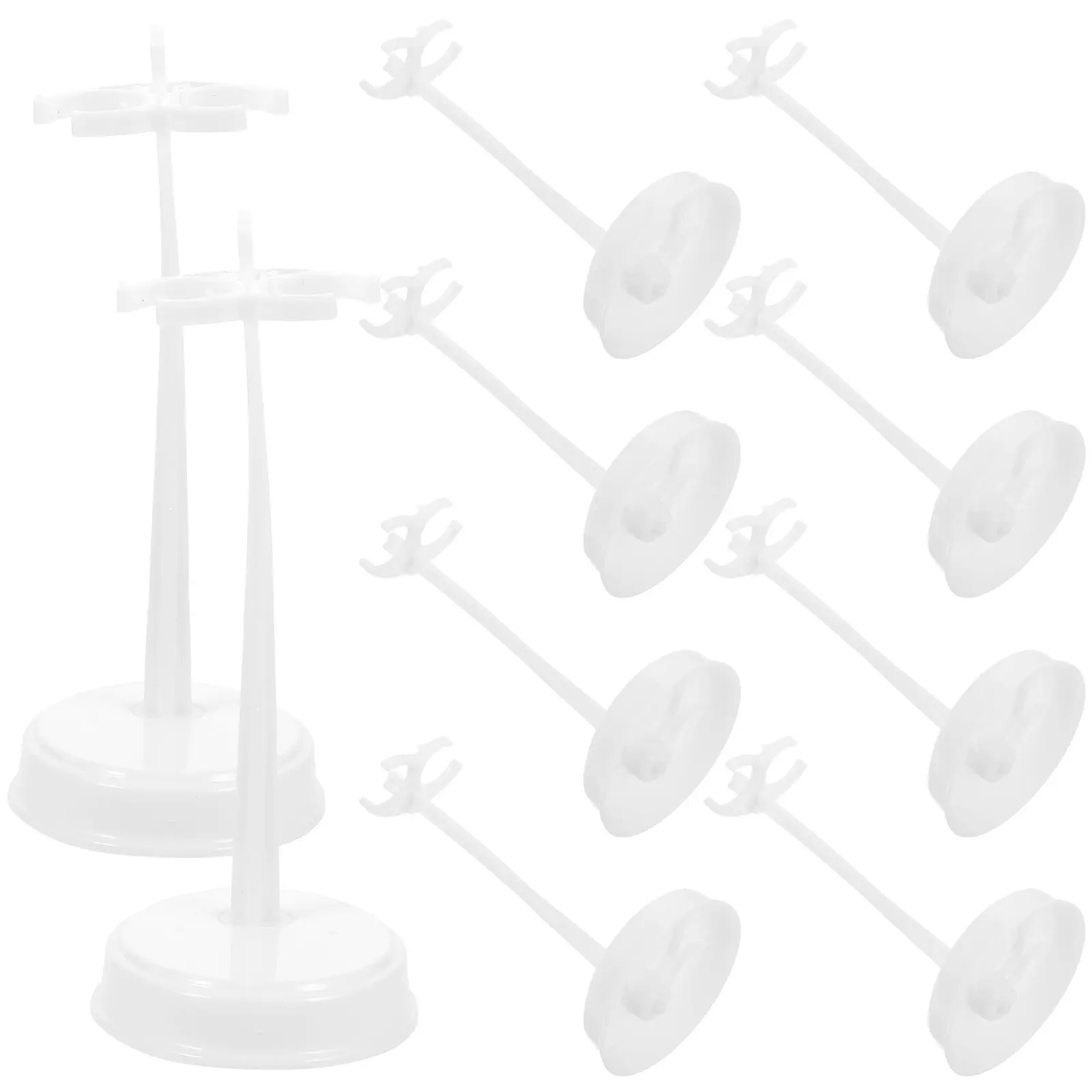 

10Pcs Action Figure Stand Heavy Duty Stable Display Holder for Figures Models Compact Lightweight Portable
