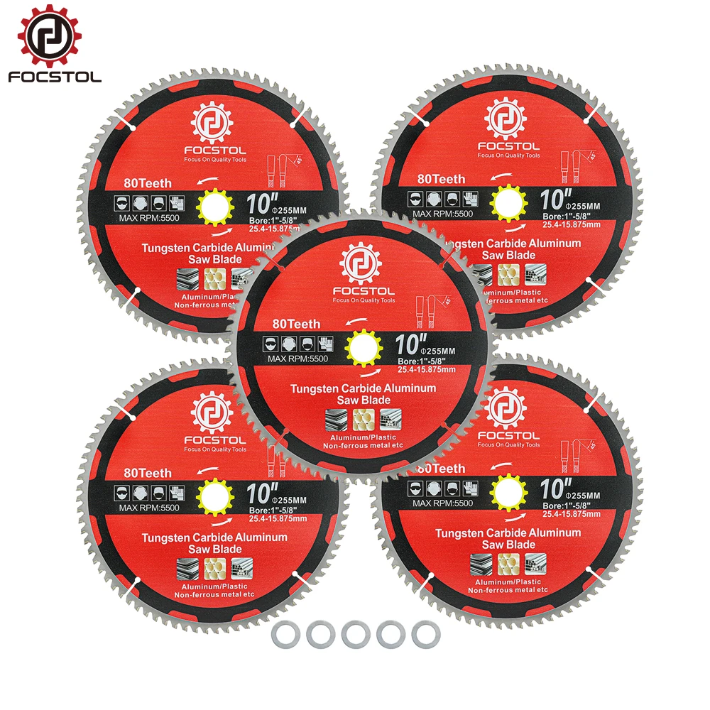 

1pc Dia 255mm TCG Tungsten Carbide Aluminium Cutting Saw Blade Cutting Disc Saw Blade for Cutting Cutting Circular Saw