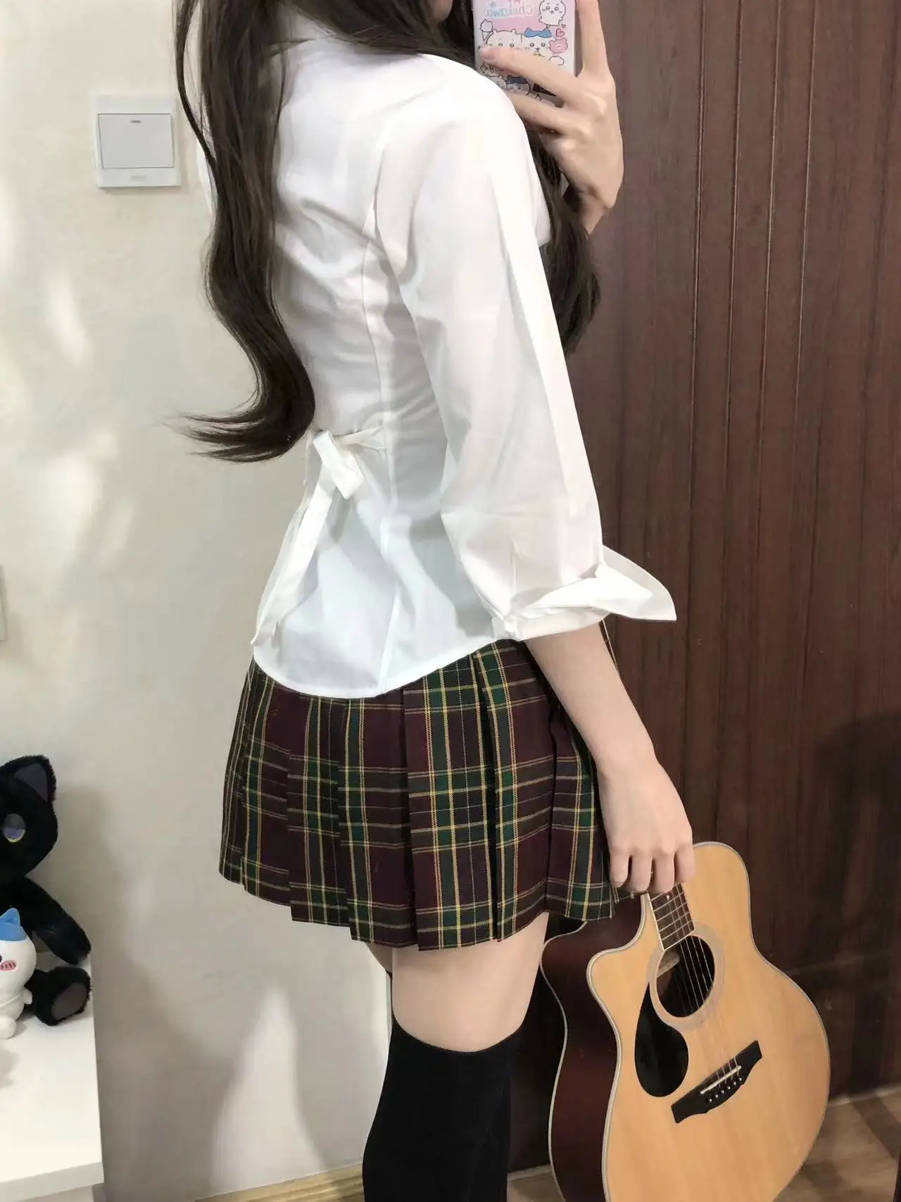 White long sleeves