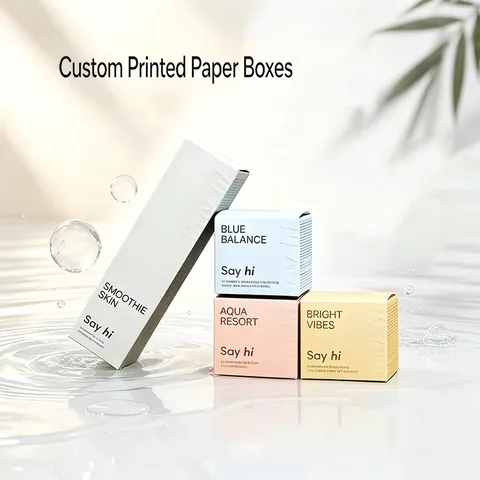 Wholesale Customized Logo 50-Piece Packaging Boxes for Lipstick, Perfume, Essential Oil Bottles, and Candy Gift Packaging