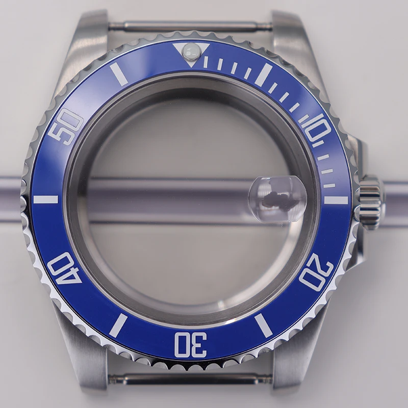 

40mm stainless Steel Case Men's Diver Watch For Seiko NH35 NH36 NH34/38 Eta 2824 Miyota8215 Movement Case 28.5mm Dial Submariner