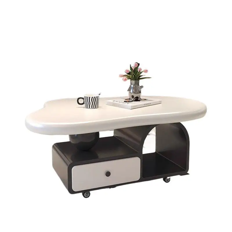 New removable cloud coffee table living room home modern light luxury high-end small apartment cart side table