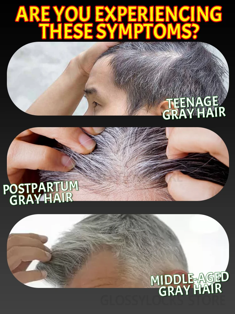 No more gray hair and beard, the latest best seller in 2025, melanin regeneration in hair follicles