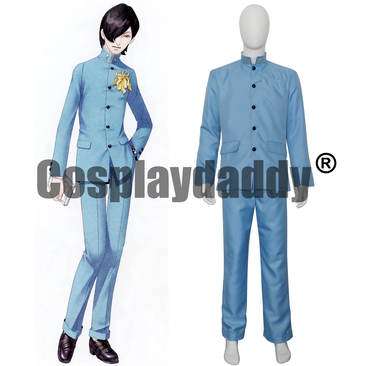 Persona 2: Innocent Sin Jun Kurosu Cosplay Costume P2IS Kurosu Jun Kasugayama High School Uniform Kasu High Cuss High DK Outfit