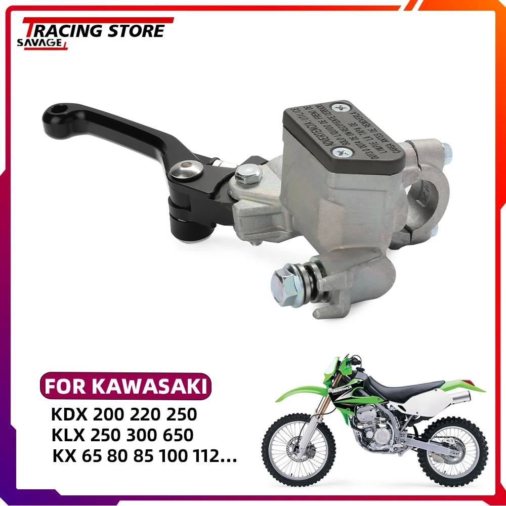 

For KAWASAKI KX65 KX80 KX85 KX100 KX112 KX125 KX250 KX450 KX500 Motorcycle Brake Master Cylinder KDX 200 KLX 250 300 Brake Lever