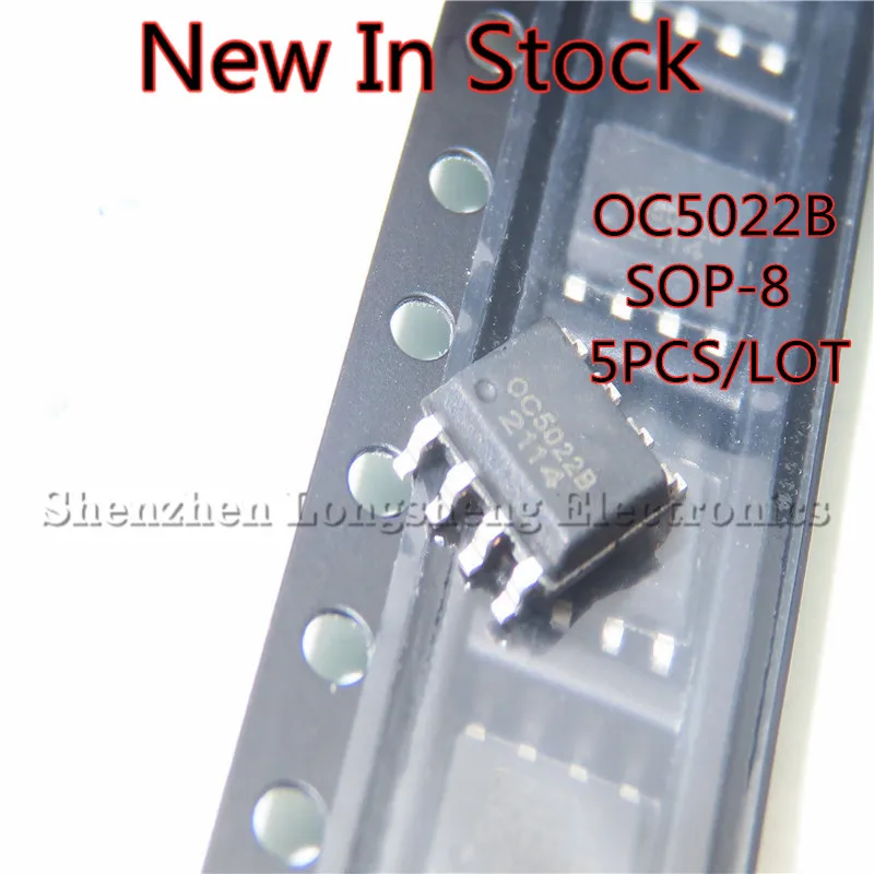 5PCS/LOT  OC5022 OC5022B SOP-8 Buck constant current driver chip Built-in 60V MOS tube New In Stock