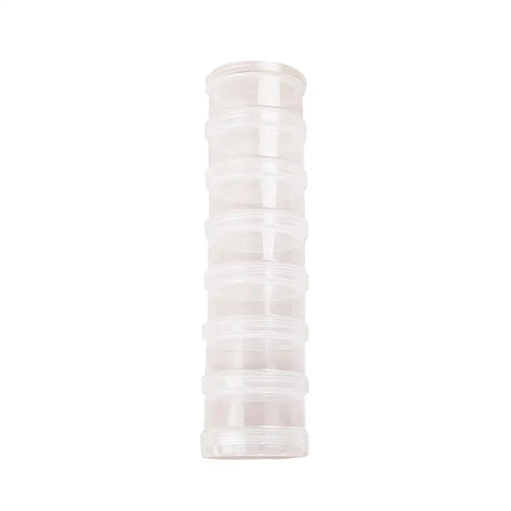

7 Day Pill Organizer Weekly Storage Box Medication Sorter Morning Night Planner Travel Daily Vitamin Earring Holder Hygiene