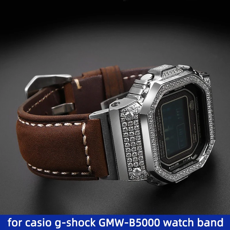 

Ремешок для часов из натуральной кожи для casio g-shock, аксессуары для мужских часов