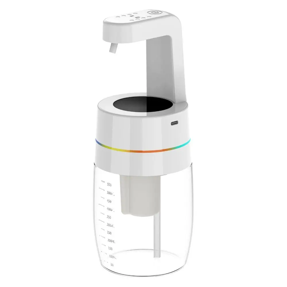 

USB Charging Automatic Soap Dispenser Breathing Light 4-Gear Adjustable Foam Soap Dispenser Wall Mounted Lotion Dispenser