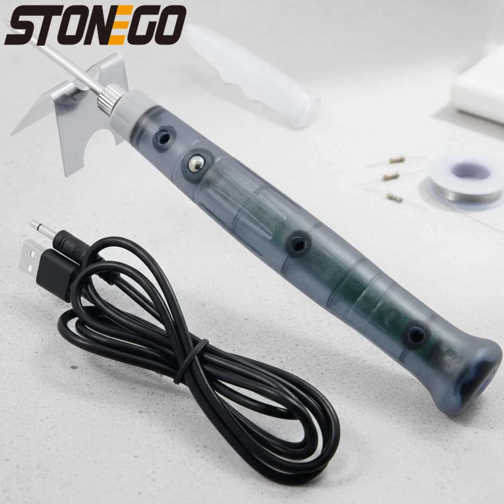 

Миниатюрный USB-паяльник 5В 8Вт с быстрым нагревом и точным наконечником для пайки, для любителей SMD-проектов, портативный инструмент