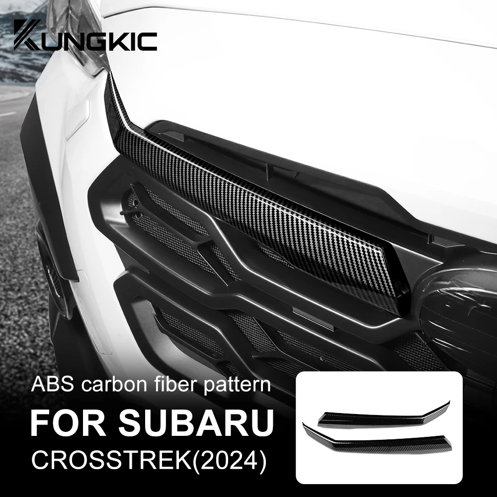 

Декоративная лента для автомобильной решетки радиатора Subaru Crosstrek 2024 ABS из углеродного волокна