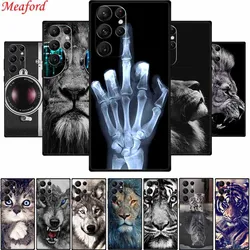 For Samsung Galaxy S24 Ultra Case Black Silicone Soft Phone Case For Samsung S24 Ultra Back Cover Case S24Ultra S 24 Ultra Funda