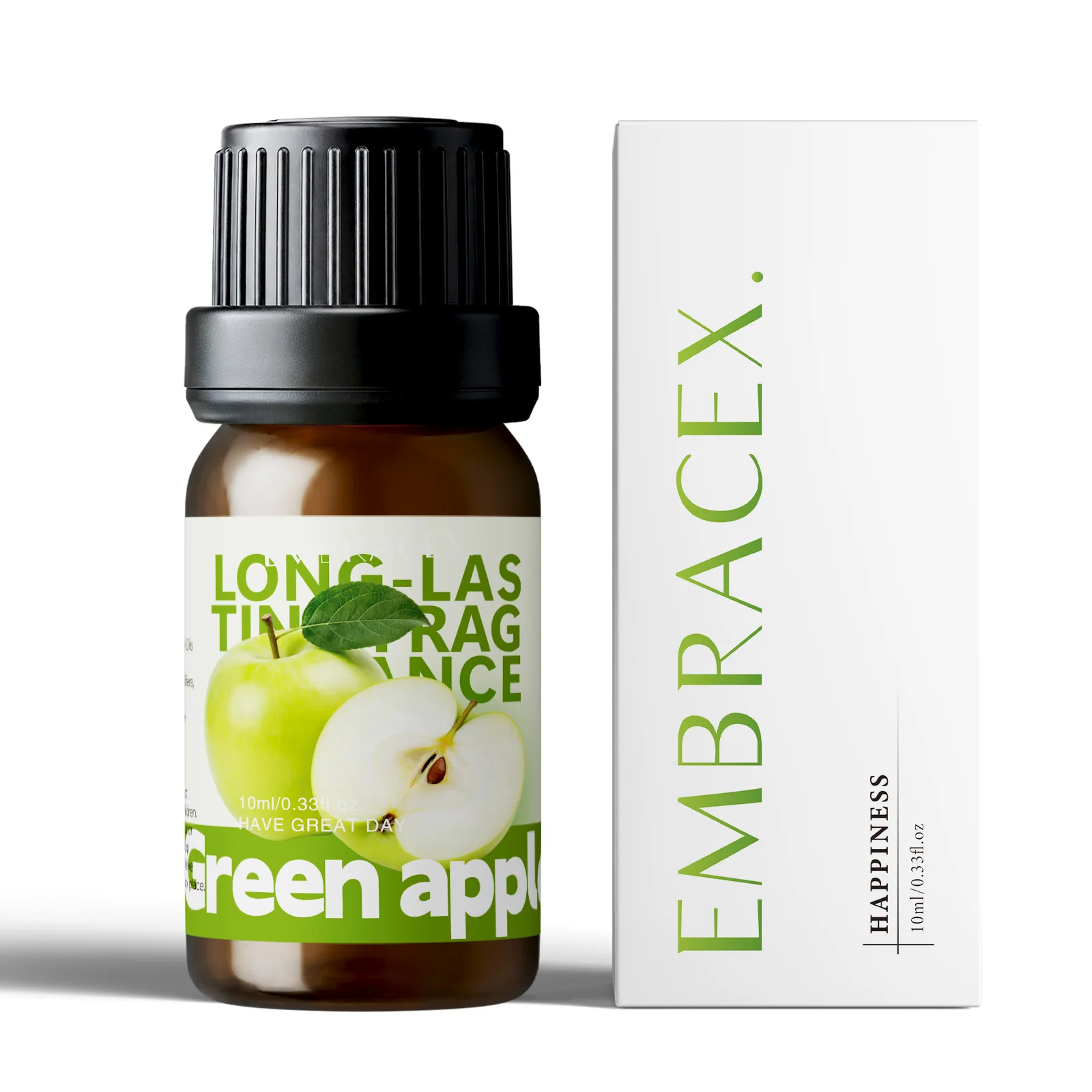 10ml Green Apple Fragrance Oils For Diffuser Fruit Sweet Scent Long Lasting Candle Making Car Gift for Friends