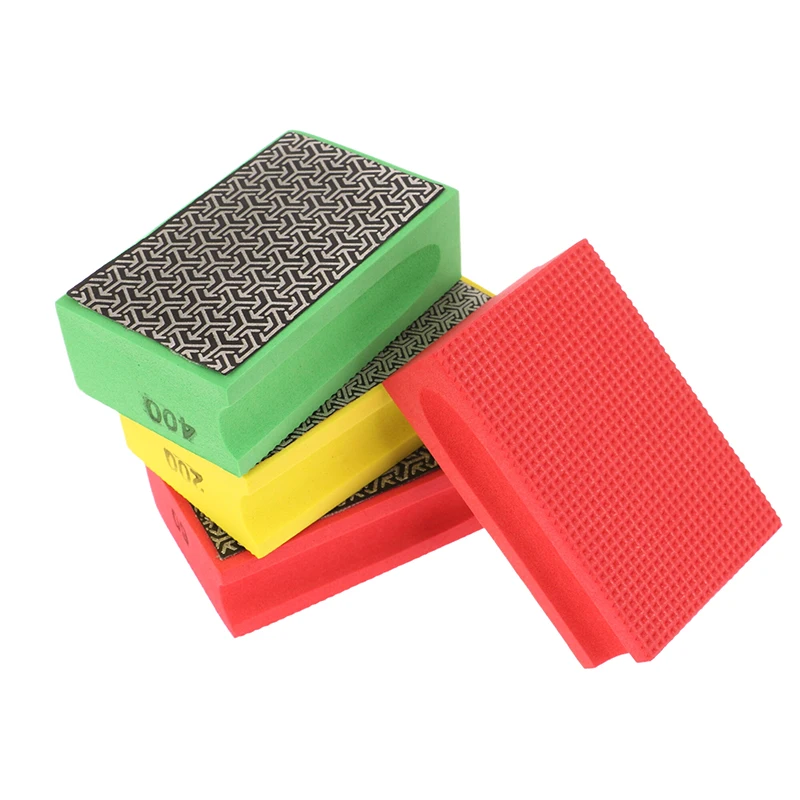 Diamond Hand Polishing Pads Tile Glass Abrasive Grinding Block Pad Stone Marble Ceramic Abrasive Sanding Disc