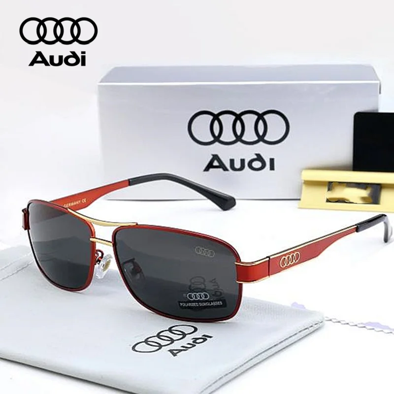 

Солнцезащитные очки AUDI класса люкс UV400, высококачественные поляризационные очки для вождения для мужчин и женщин, классический стиль, премиум-качество, модный дизайн