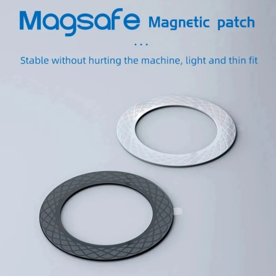 Strong Magnetic Metal Plate Pad Sticker Mount Magnet Stand For iPhone 12 13 14 15 16 Series Wireless Charger Car Phone Holder