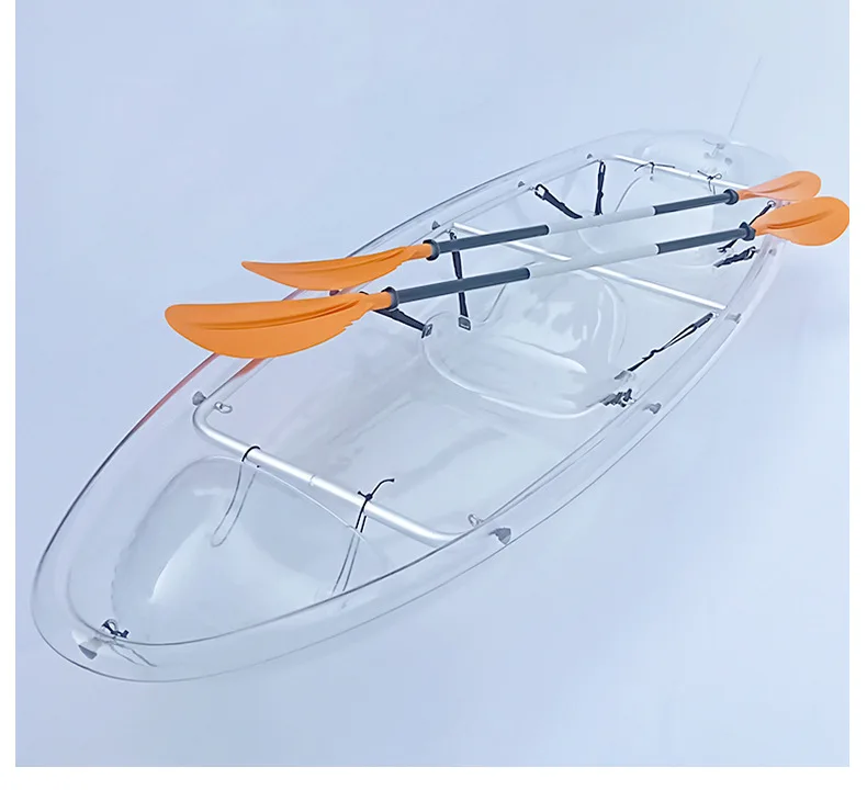 Outdoors Transparent PC Touring Ka 1-2 Persons Durable Lightweight 300kg Load Capacity 3.1-4m Length CE Certified Surfing