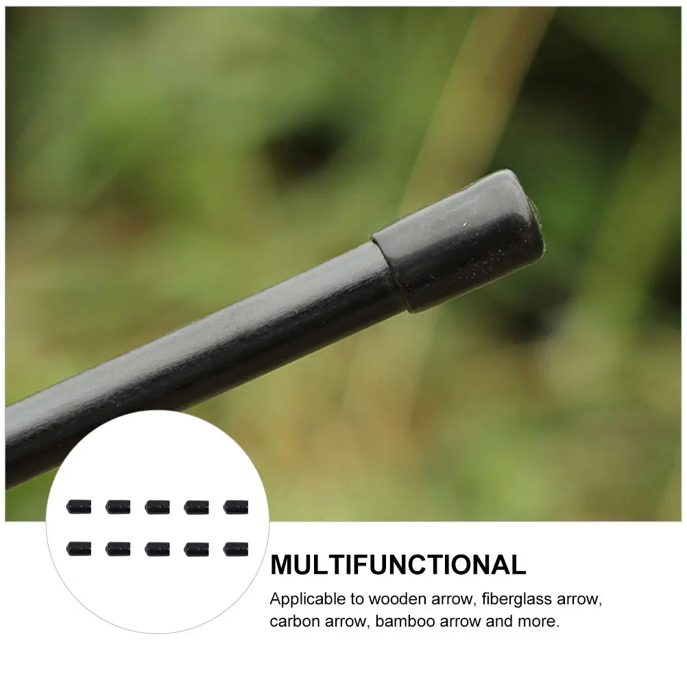 

10pcs 8Mm Rubber Arrowhead Archery Replacement Safety Hunting Practice Training Fiberglass Carbon Wooden Arrow Compatible