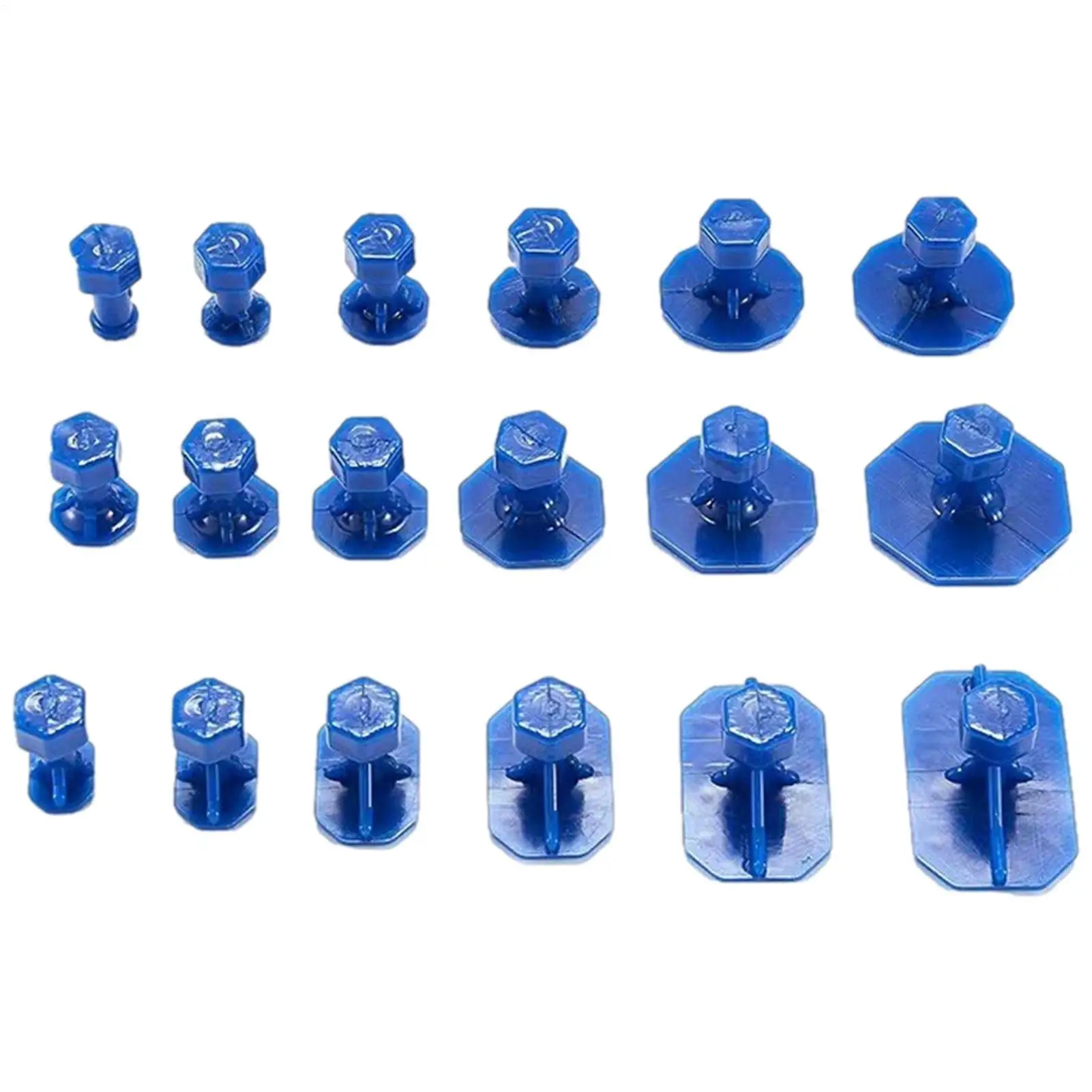Car Dent Removal Puller 18pcs Car Body Dent Lifter Repair Gasket Tools Damage Fix Supplies for Car SUVs Washing Machines Sports
