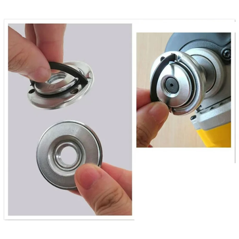 

T19C M14 Угловая шлифовальная машина Быстросъемная самоблокирующаяся шлифовальная машина Нажимная пластина Фланцевая гайка Силовой патрон