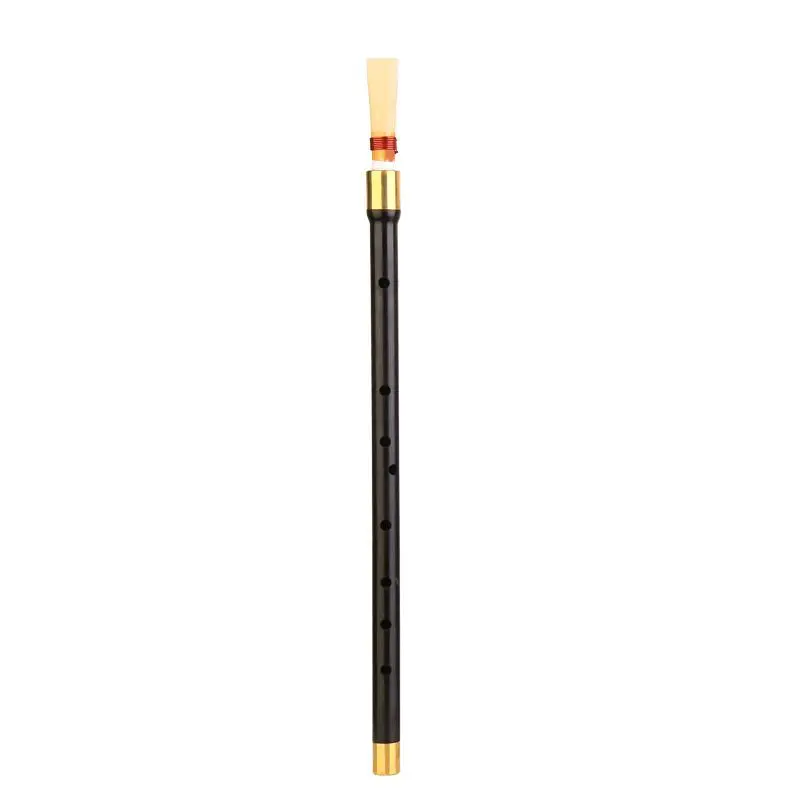 Ebony Beginner Guanzi Folk Professional Performance Guanzi Tradition Nation Slender Tube Flute Chinese Musical Instruments