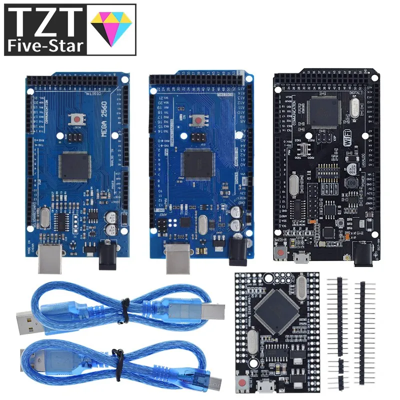 MEGA2560 MEGA 2560 R3 (ATmega2560-16AU CH340G) AVR USB Board Development Board MEGA2560 PRO For Arduino Expansion Board DIY Kit