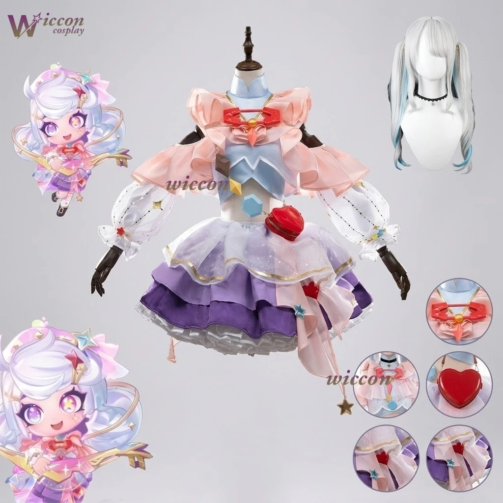 

Uniform TFT Ion Spark Prestige Little Gwen Full Set Cosplay Costume For Women Party Disguise Suit Adult Lolita Halloween Lolita