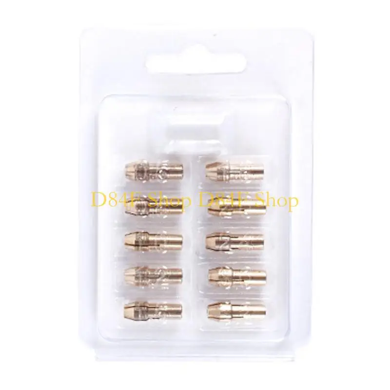 D84F Strong Brass Collets Adapters Accuracy Tool Chuck Suitable for Grinders Drills & Hose Attachments Up to 0.19 Inches